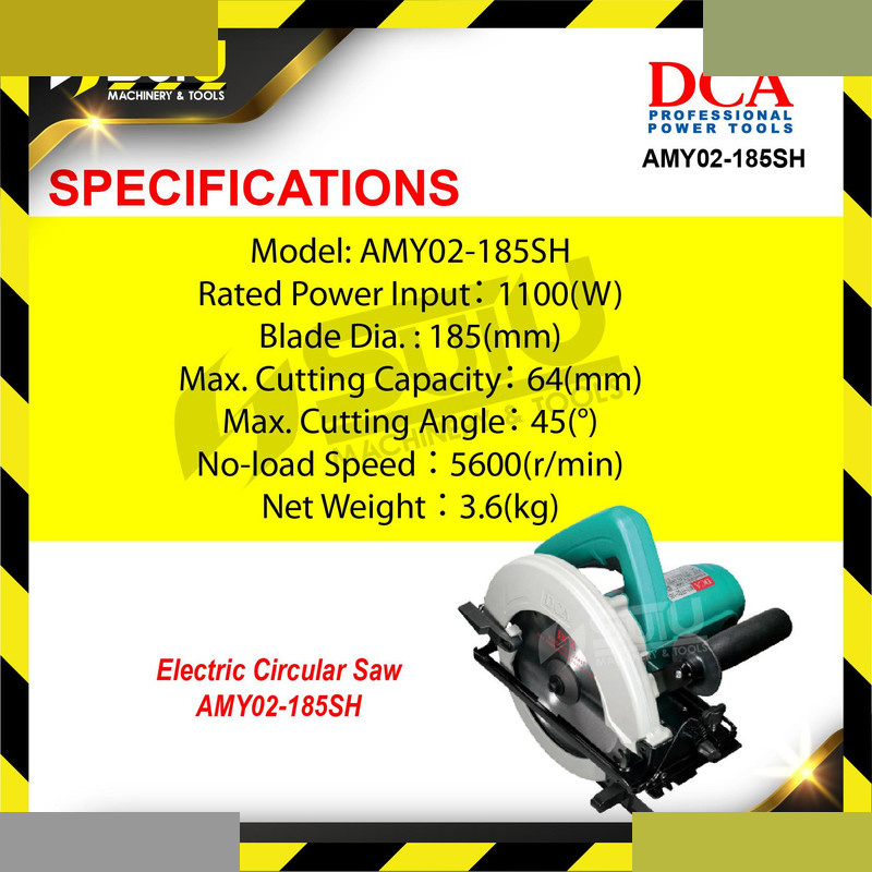 اره دیسکی دی سی ای مدل AMY02-185 اره دیسکی دی سی ای مدل AMY02-185