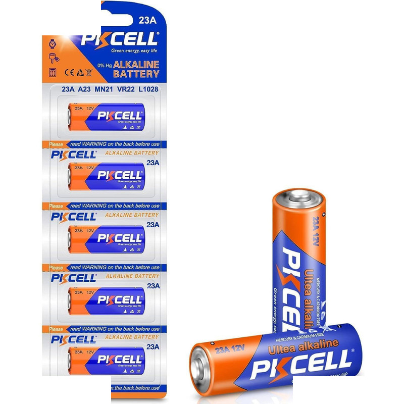 باتری 23A پیکی سل مدل Alkaline 12V 23A MN21 VR22 L1028 مجموعه 6 عددی باتری 23A پیکی سل مدل Alkaline 12V 23A MN21 VR22 L1028 مجموعه 6 عددی