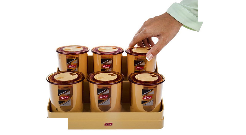 جای ادویه 7 پارچه بیتا کد 143 جای ادویه 7 پارچه بیتا کد 143