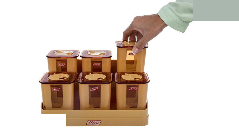 جای ادویه 7 پارچه بیتا کد 198 جای ادویه 7 پارچه بیتا کد 198