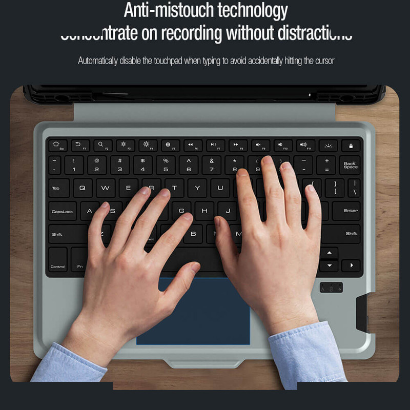 کیف کلاسوری کیبورددار نیلکین مدل Bumper Combo Backlit Keyboard مناسب برای تبلت سامسونگ Galaxy Tab S10 FE/ Tab S9 کیف کلاسوری کیبورددار نیلکین مدل Bumper Combo Backlit Keyboard مناسب برای تبلت سامسونگ Galaxy Tab S10 FE/ Tab S9