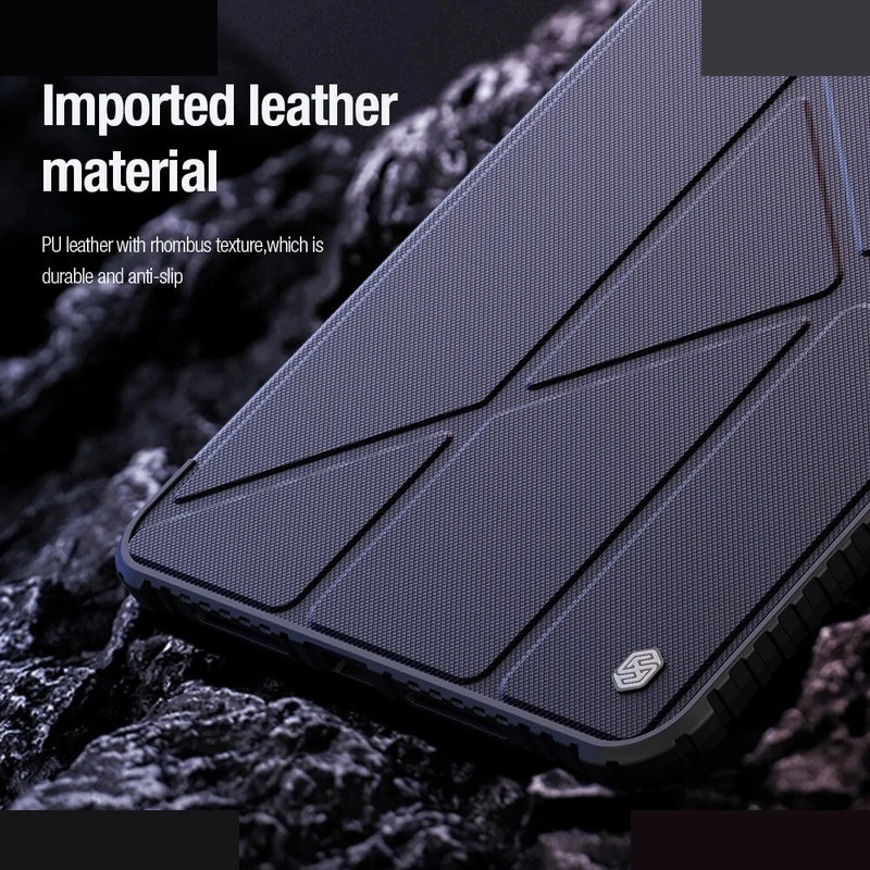 کیف کلاسوری نیلکین مدل Bumper Pro Leather Multi-Angle Folding مناسب برای تبلت اپل iPad Pro 11 2025 / Pro 11 2024 کیف کلاسوری نیلکین مدل Bumper Pro Leather Multi-Angle Folding مناسب برای تبلت اپل iPad Pro 11 2025 / Pro 11 2024