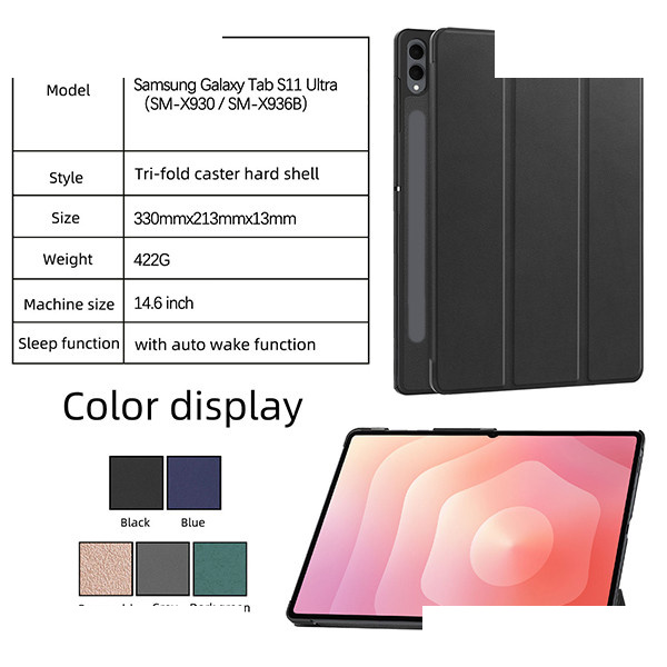کیف کلاسوری اپیکوی مدل Smart مناسب برای تبلت سامسونگ Galaxy Tab S11 Ultra کیف کلاسوری اپیکوی مدل Smart مناسب برای تبلت سامسونگ Galaxy Tab S11 Ultra