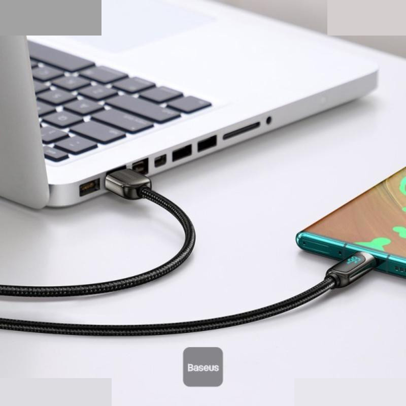 کابل تبدیل USB به USB-C بیسوس مدل A81 طول 2 متر کابل تبدیل USB به USB-C بیسوس مدل A81 طول 2 متر