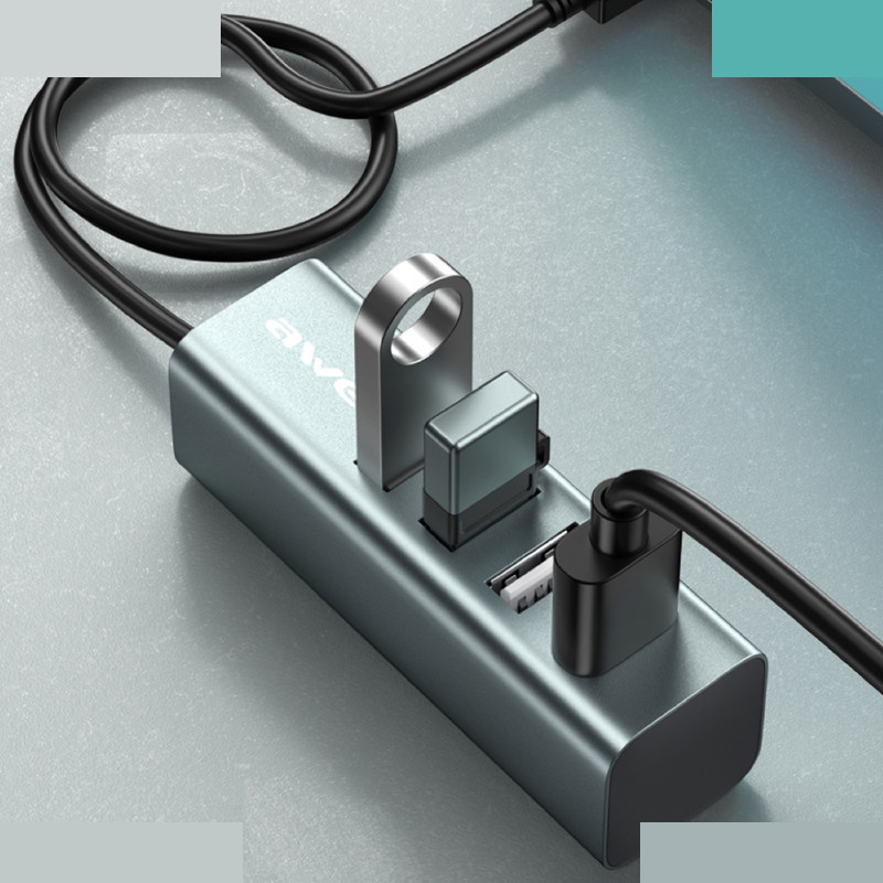 هاب 4 پورت USB 2.0 اوی مدل CL122 هاب 4 پورت USB 2.0 اوی مدل CL122