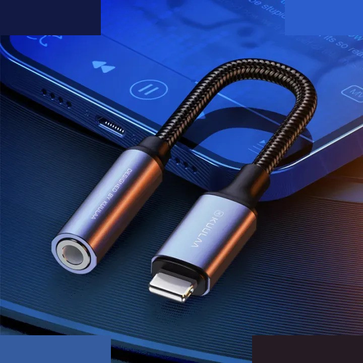 مبدل جک 3.5 میلی متری به لایتنینگ کولا مدل KL-X54 مبدل جک 3.5 میلی متری به لایتنینگ کولا مدل KL-X54