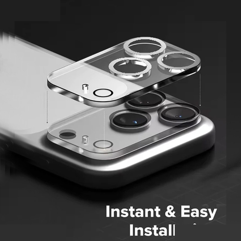 محافظ لنز دوربین شیشهای ال کا جی مدل i17-CLR مناسب برای گوشی موبایل اپل iPhone 17 Pro محافظ لنز دوربین شیشهای ال کا جی مدل i17-CLR مناسب برای گوشی موبایل اپل iPhone 17 Pro
