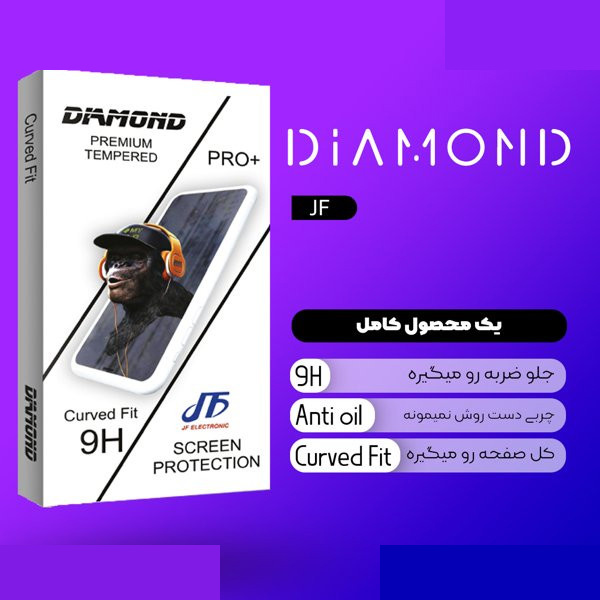 محافظ صفحه نمایش جی اف مدل Diamond Airbag مناسب برای گوشی موبایل ال جی V50s ThinQ 5G محافظ صفحه نمایش جی اف مدل Diamond Airbag مناسب برای گوشی موبایل ال جی V50s ThinQ 5G
