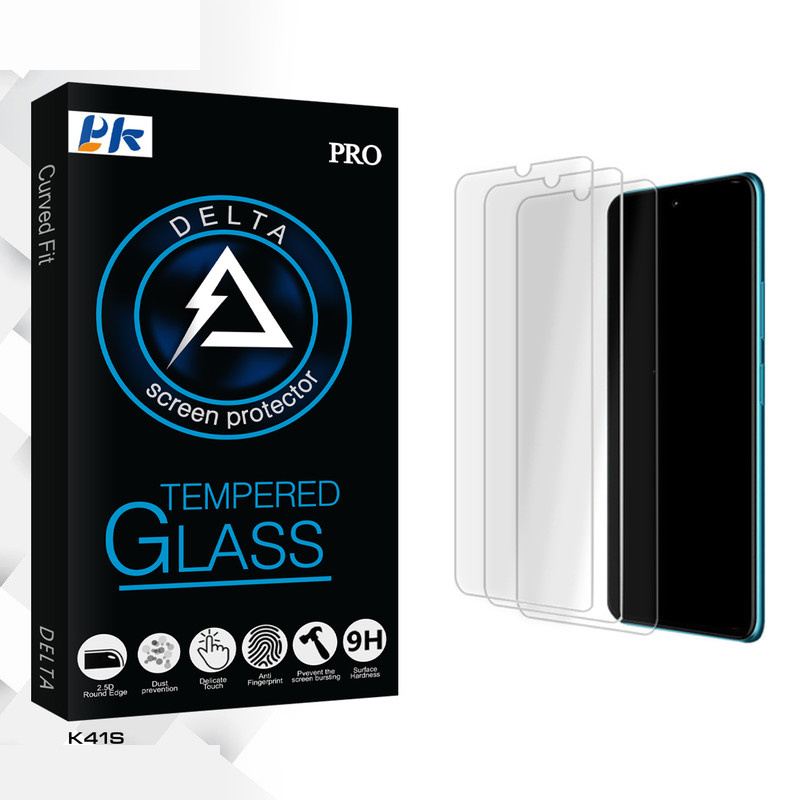 محافظ صفحه نمایش شیشه ای پی کی مدل Delta Glass MIX مناسب برای گوشی موبایل ال جی K41S بسته سه عددی محافظ صفحه نمایش شیشه ای پی کی مدل Delta Glass MIX مناسب برای گوشی موبایل ال جی K41S بسته سه عددی