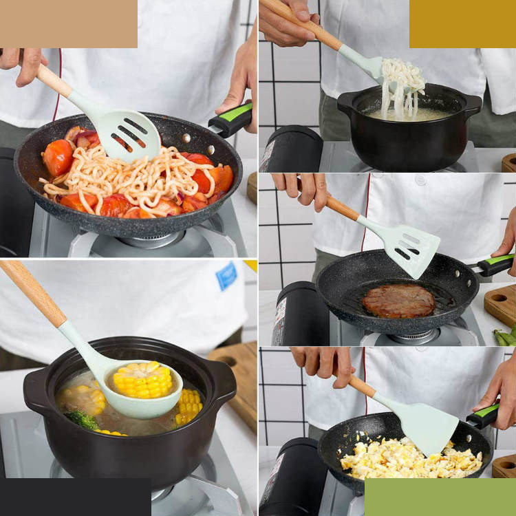 سرویس کفگیر و ملاقه 12 پارچه پرنس هوم مدل KITCHEN SET سرویس کفگیر و ملاقه 12 پارچه پرنس هوم مدل KITCHEN SET