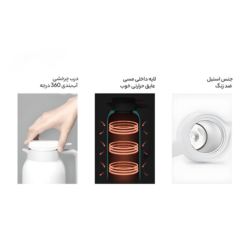 فلاسک شیائومی مدل Viomi گنجایش 1.5 لیتر فلاسک شیائومی مدل Viomi گنجایش 1.5 لیتر