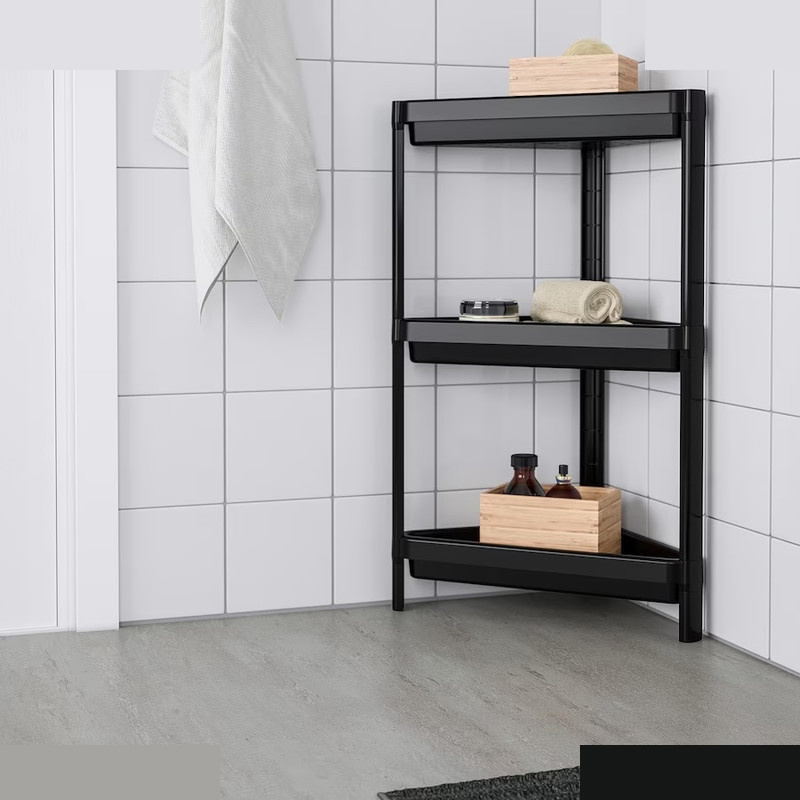 استند حمام مدل مثلثی 3 طبقه DH119 استند حمام مدل مثلثی 3 طبقه DH119