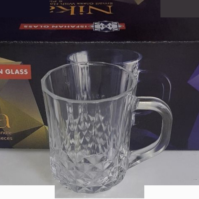 استکان شیشه و بلور اصفهان مدل NIKA بسته 6 عددی استکان شیشه و بلور اصفهان مدل NIKA بسته 6 عددی