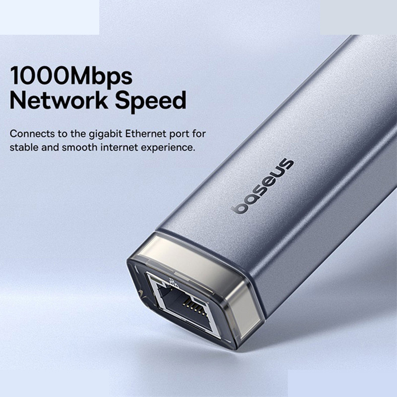 هاب 5 پورت USB-C بیسوس مدل BS-OH165 هاب 5 پورت USB-C بیسوس مدل BS-OH165