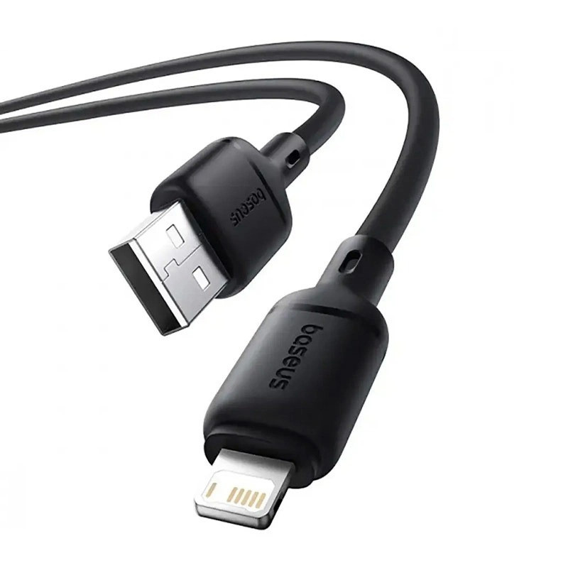 کابل تبدیل USB به لایتنینگ بیسوس مدل Silky Series 2.4A طول 1 متر کابل تبدیل USB به لایتنینگ بیسوس مدل Silky Series 2.4A طول 1 متر