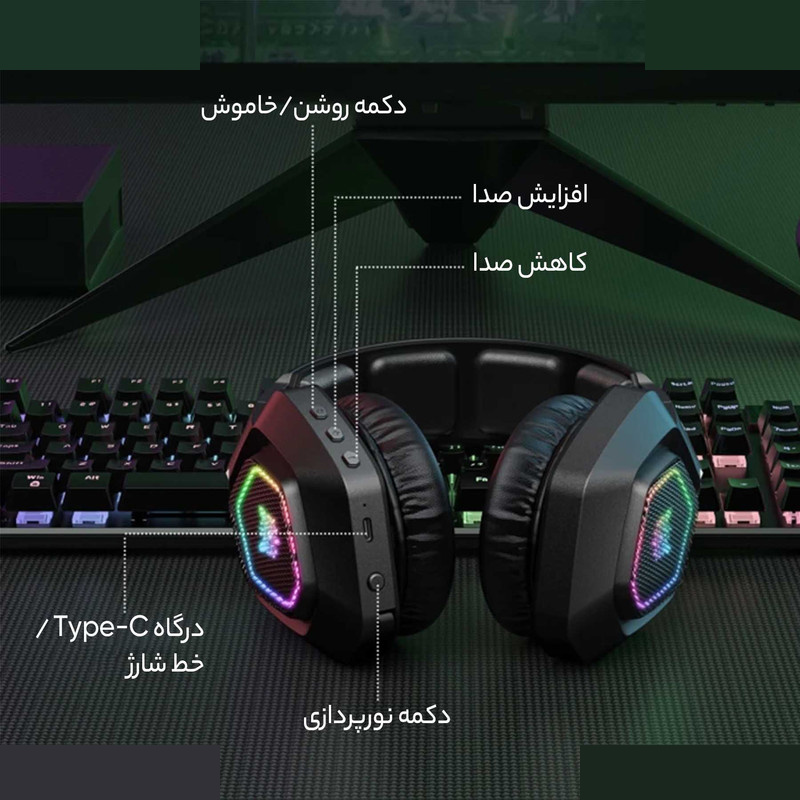 هدست بی سیم اونیکوما مدل B100 هدست بی سیم اونیکوما مدل B100