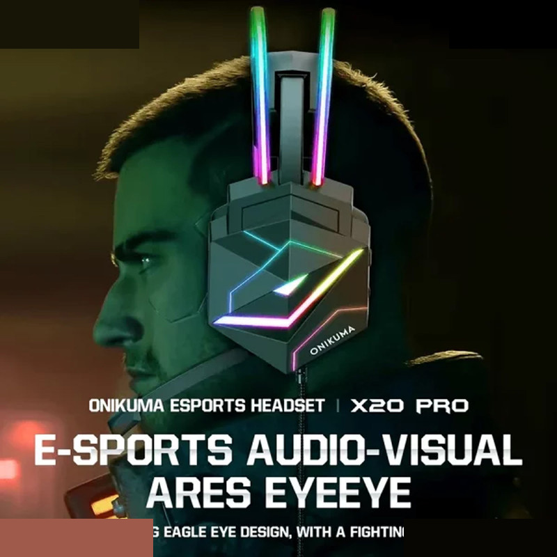 هندزفری مخصوص بازی اونیکوما مدل X20 RGB-HEAD هندزفری مخصوص بازی اونیکوما مدل X20 RGB-HEAD