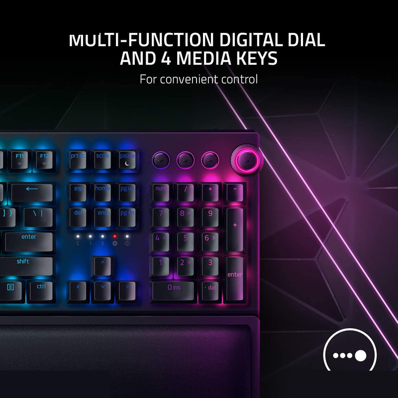 کیبورد مخصوص بازی ریزر مدل BlackWidow V3 Pro Wireless کیبورد مخصوص بازی ریزر مدل BlackWidow V3 Pro Wireless