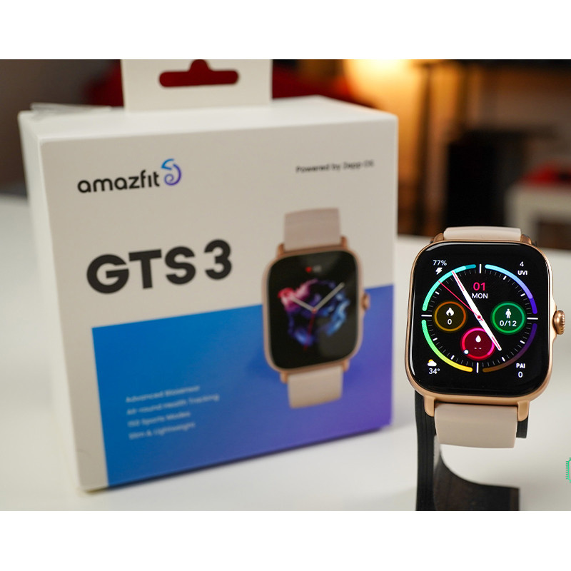 ساعت هوشمند امیزفیت مدل GTS 3 بند سیلیکونی ساعت هوشمند امیزفیت مدل GTS 3 بند سیلیکونی
