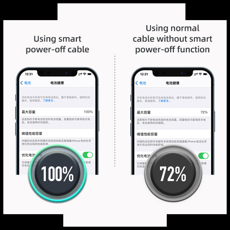 کابل  تبدیل USB-C به لایتنینگ یوسمز مدل US-SJ518 طول 1.2 متر