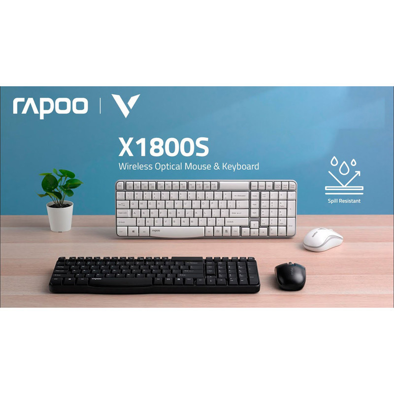 کیبورد و ماوس رپو مدل X1800S به همراه حروف فارسی کیبورد و ماوس رپو مدل X1800S به همراه حروف فارسی