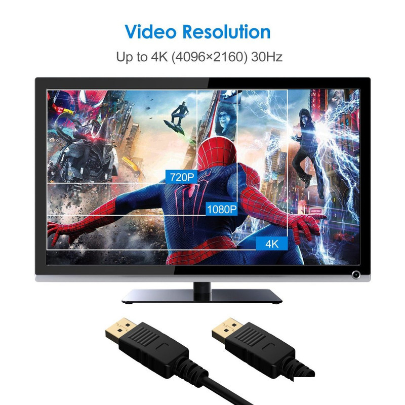 کابل Display Port کد DP2DP4K طول 1.5 متر کابل Display Port کد DP2DP4K طول 1.5 متر