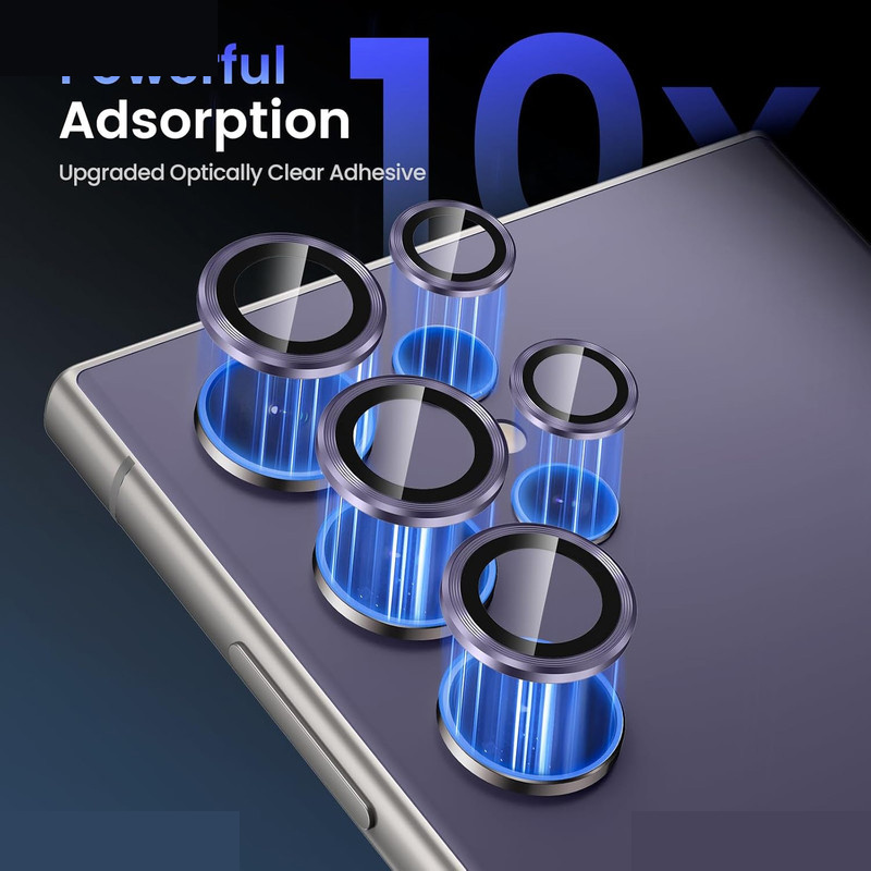 محافظ لنز دوربین گوف مدل رینگی مناسب برای گوشی موبایل سامسونگ Galaxy S24 Ultra محافظ لنز دوربین گوف مدل رینگی مناسب برای گوشی موبایل سامسونگ Galaxy S24 Ultra