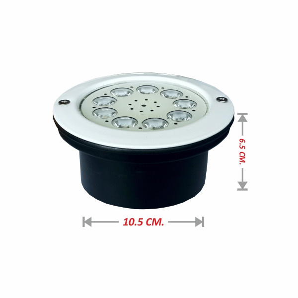 چراغ دفنی 6 وات تهران کیت مدل IP68-12V چراغ دفنی 6 وات تهران کیت مدل IP68-12V