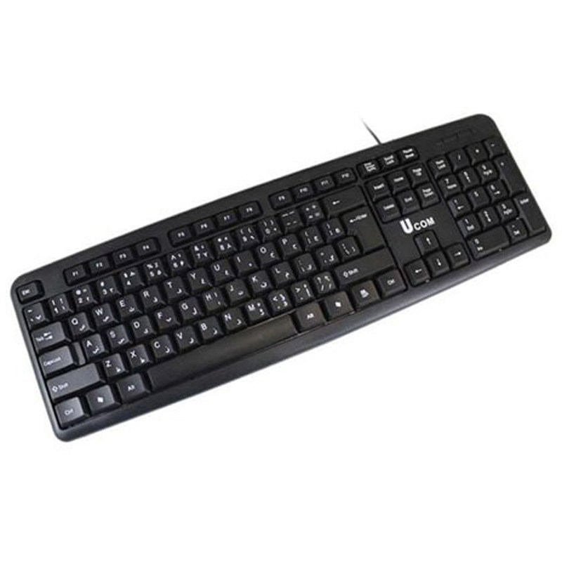 کیبورد و ماوس یوکام مدل 2860، سوئیچ ممبران، Full-size کیبورد و ماوس یوکام مدل 2860، سوئیچ ممبران، Full-size