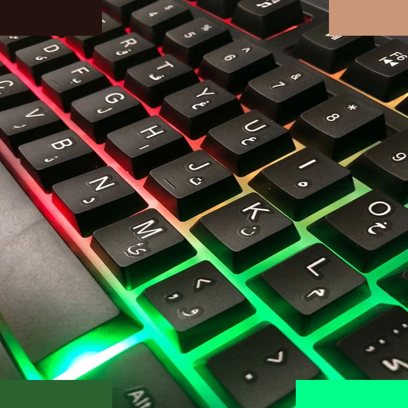کیبورد گیمینگ یوسیتک مدل KB3800G، سوییچ ممبران، Full-Size، نورپردازی LED RGB کیبورد گیمینگ یوسیتک مدل KB3800G، سوییچ ممبران، Full-Size، نورپردازی LED RGB