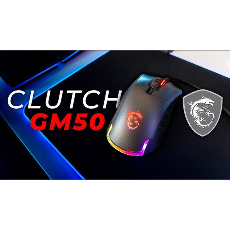 ماوس مخصوص بازی ام اس آی مدل Clutch GM50 ماوس مخصوص بازی ام اس آی مدل Clutch GM50