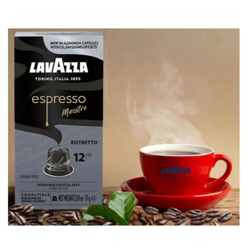 کپسول نسپرسو لاواتزا مدل Maestro Ristretto وزن 55 گرم کپسول نسپرسو لاواتزا مدل Maestro Ristretto وزن 55 گرم