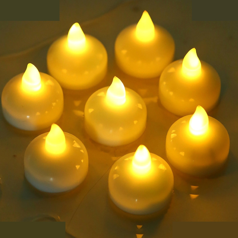 شمع ال ای دی مدل Floating مجموعه 12 عددی شمع ال ای دی مدل Floating مجموعه 12 عددی