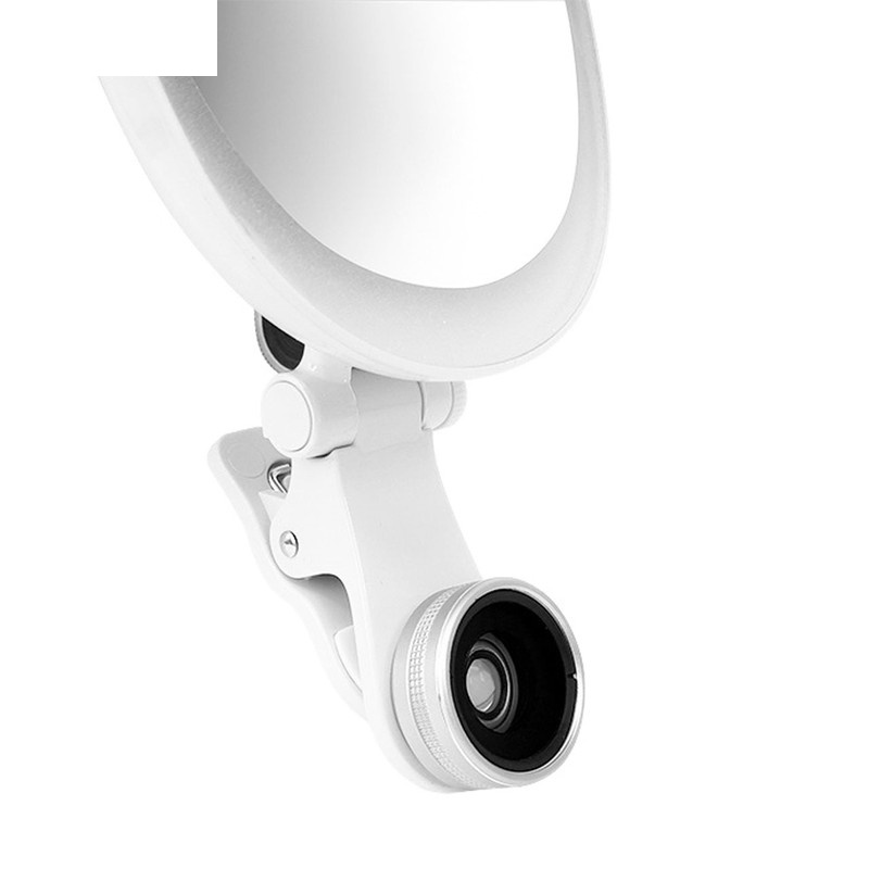 رینگ لایت مدل M-928 به همراه 2 عدد لنز کلیپسی موبایل رینگ لایت مدل M-928 به همراه 2 عدد لنز کلیپسی موبایل