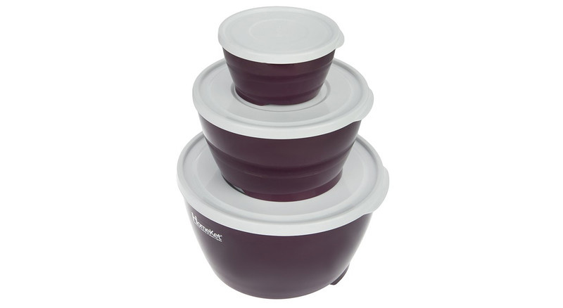 ظرف نگهدارنده هوم کت مدل Violet بسته 3 عددی ظرف نگهدارنده هوم کت مدل Violet بسته 3 عددی