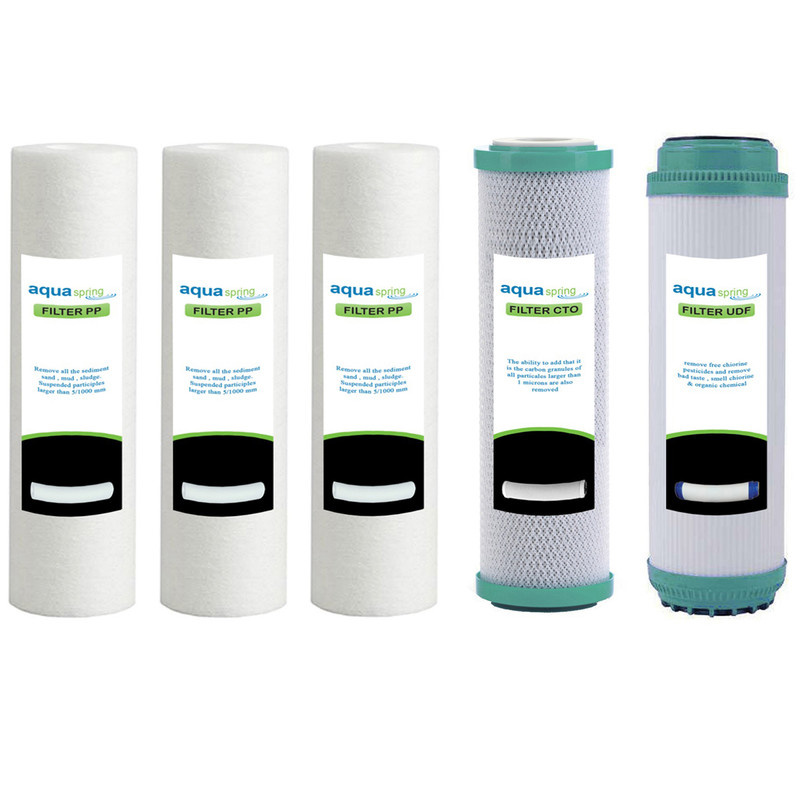 فیلتر دستگاه تصفیه کننده آب مدل SPARE FILTER- 9G مجموعه 9 عددی فیلتر دستگاه تصفیه کننده آب مدل SPARE FILTER- 9G مجموعه 9 عددی
