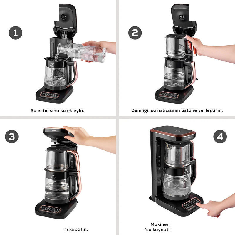 چای ساز روی هم کاراجا مدل Robotea Pro4in1 چای ساز روی هم کاراجا مدل Robotea Pro4in1
