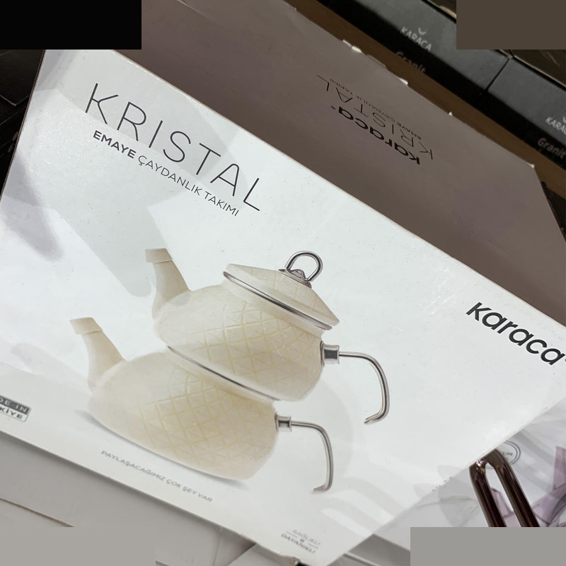 ست کتری و قوری کاراجا مدل Kristal ست کتری و قوری کاراجا مدل Kristal