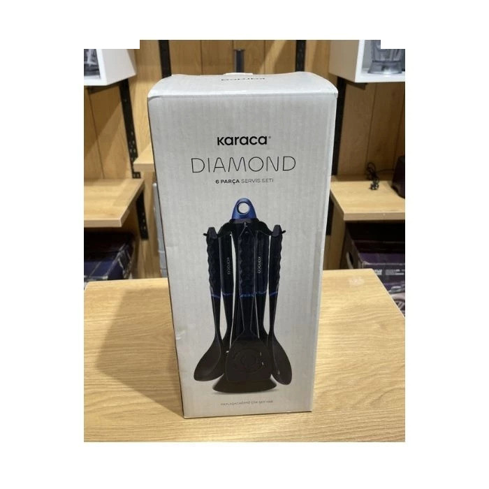 سرویس کفگیر و ملاقه 6 پارچه کاراجا مدل Diamond سرویس کفگیر و ملاقه 6 پارچه کاراجا مدل Diamond