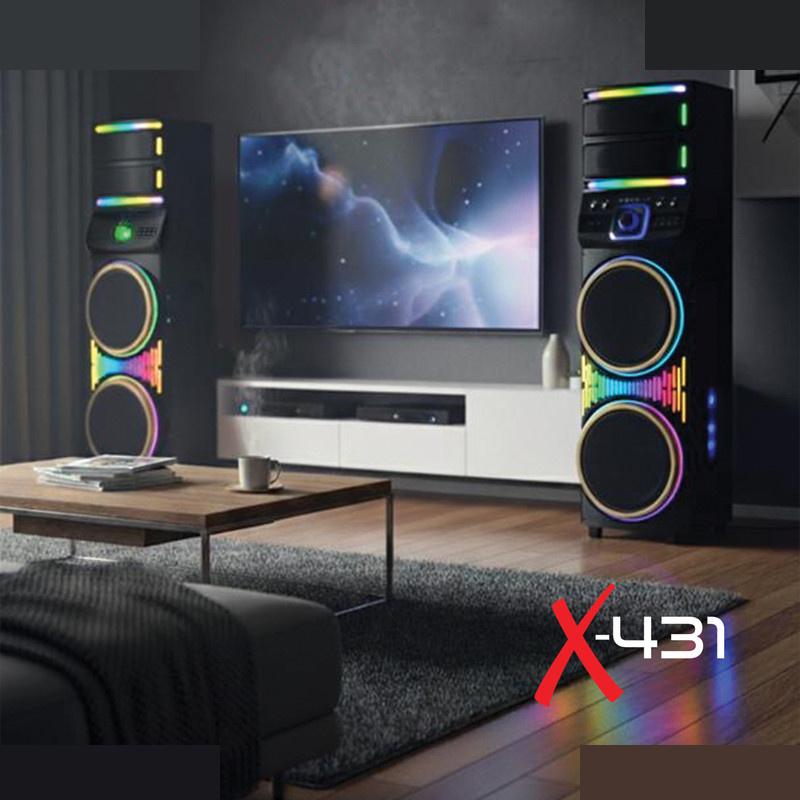 پخش کننده خانگی دو قلو میکرولب مدل DJ-X431 پخش کننده خانگی دو قلو میکرولب مدل DJ-X431