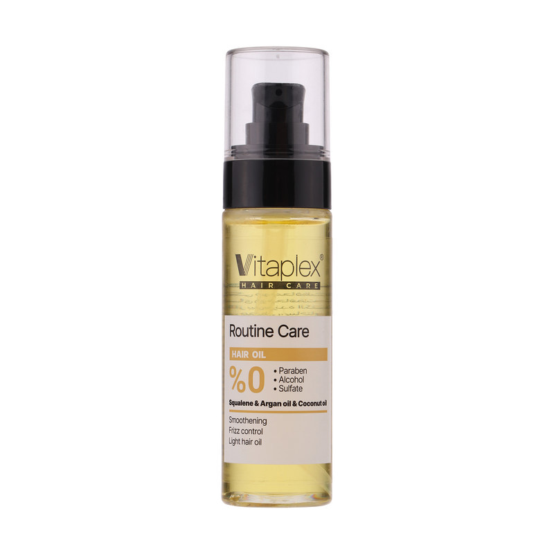 روغن نرمکننده و درخشانکننده مو ویتاپلکس مدل Routine Care مناسب موهای خشک و فر حجم 60 میلی لیتر روغن نرمکننده و درخشانکننده مو ویتاپلکس مدل Routine Care مناسب موهای خشک و فر حجم 60 میلی لیتر