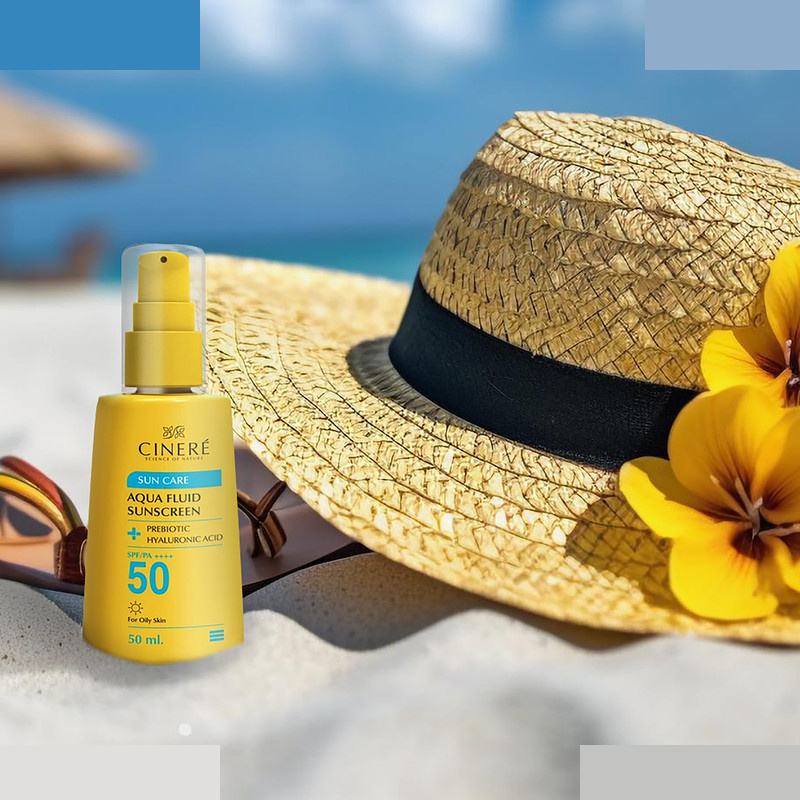 فلوئید ضد آفتاب بیرنگ سینره 50 SPF مدل PREBIOTIC مناسب پوست های چرب با حجم 50 میلی لیتر فلوئید ضد آفتاب بیرنگ سینره 50 SPF مدل PREBIOTIC مناسب پوست های چرب با حجم 50 میلی لیتر