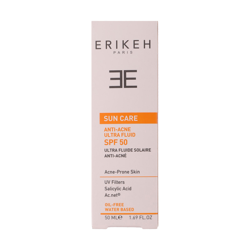 فلوئید ضد آفتاب بی رنگ اریکه مدل Anti-Acne مناسب پوست های آکنه دار حجم 50 میلی لیتر فلوئید ضد آفتاب بی رنگ اریکه مدل Anti-Acne مناسب پوست های آکنه دار حجم 50 میلی لیتر