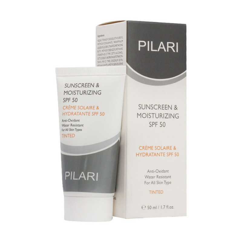 کرم ضد آفتاب رنگی پیلاری SPF 50 مدل TINTED مناسب پوست های حجم میلیلیتر کرم ضد آفتاب رنگی پیلاری SPF 50 مدل TINTED مناسب پوست های حجم میلیلیتر