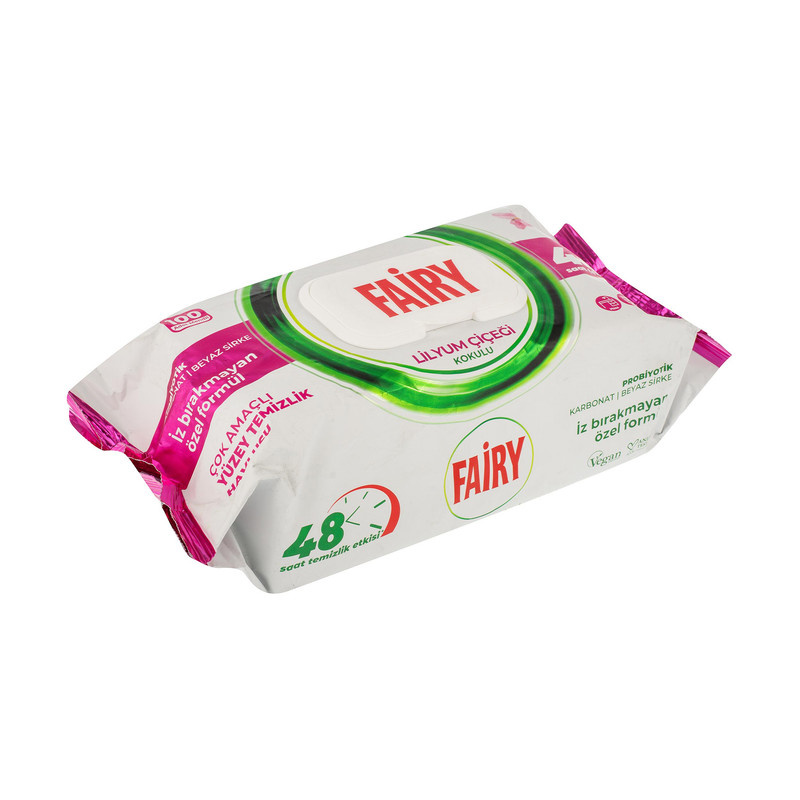 دستمال مرطوب تمیز کننده سطوح فیری مدل Lilyum Flower بسته 100 عددی دستمال مرطوب تمیز کننده سطوح فیری مدل Lilyum Flower بسته 100 عددی