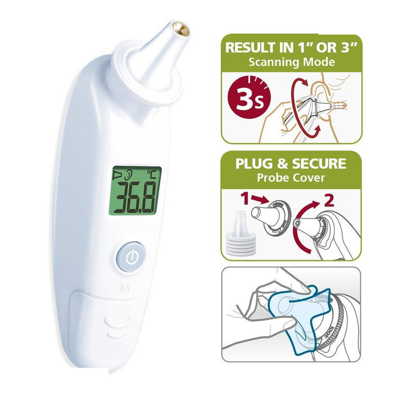 تب سنج دیجیتال گوشی رزمکس مدل RA600 تب سنج دیجیتال گوشی رزمکس مدل RA600