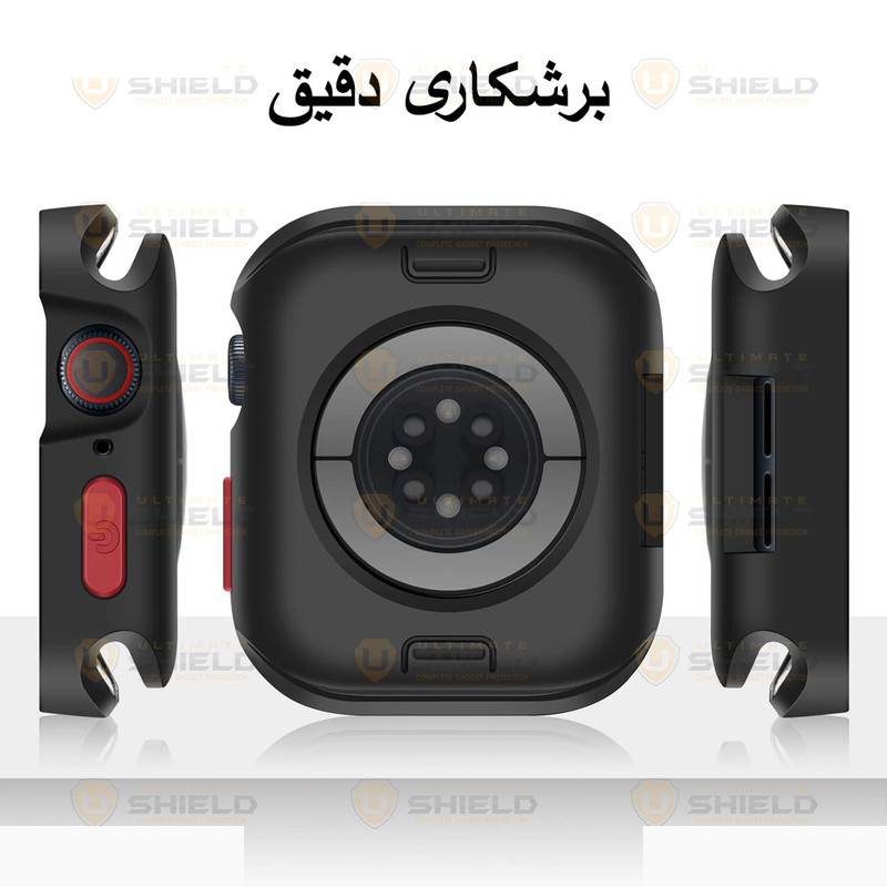 بند آلتیمیت شیلد مدل Alpine Defender مناسب برای اپل واچ Ultra / Ultra 2 سایز 49 میلی متری به همراه کاور بند آلتیمیت شیلد مدل Alpine Defender مناسب برای اپل واچ Ultra / Ultra 2 سایز 49 میلی متری به همراه کاور