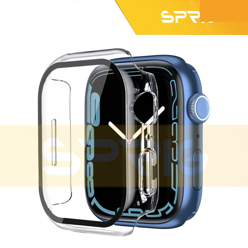 کاور اسپریگ مدل GUAR-DG مناسب برای اپل واچ Series SE 2023 Aluminum Case 44mm به همراه محافظ صفحه نمایش کاور اسپریگ مدل GUAR-DG مناسب برای اپل واچ Series SE 2023 Aluminum Case 44mm به همراه محافظ صفحه نمایش