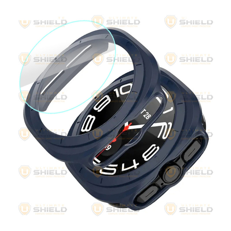 کاور آلتیمیت شیلد مدل PC Bumper UL مناسب برای ساعت هوشمند سامسونگ Galaxy Watch 7 Ultra 47mm به همراه محافظ صفحه نمایش کاور آلتیمیت شیلد مدل PC Bumper UL مناسب برای ساعت هوشمند سامسونگ Galaxy Watch 7 Ultra 47mm به همراه محافظ صفحه نمایش
