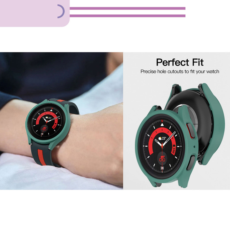 کاور زیرو مدل UL-360 مناسب برای ساعت هوشمند سامسونگ Galaxy Watch 5 44mm به همراه محافظ صفحه نمایش